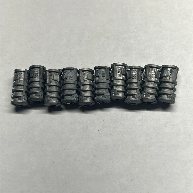(Qty 10) 1/4" x 1" Long Lag Shield Anchor - 1/2" Diameter Hole