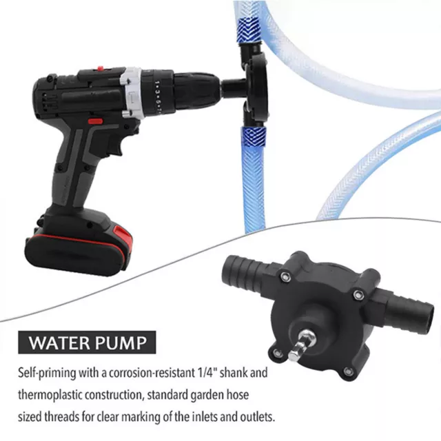 Hand Electric Drill Pump Self-Priming Pump Household Small Water Drill Drive Kit