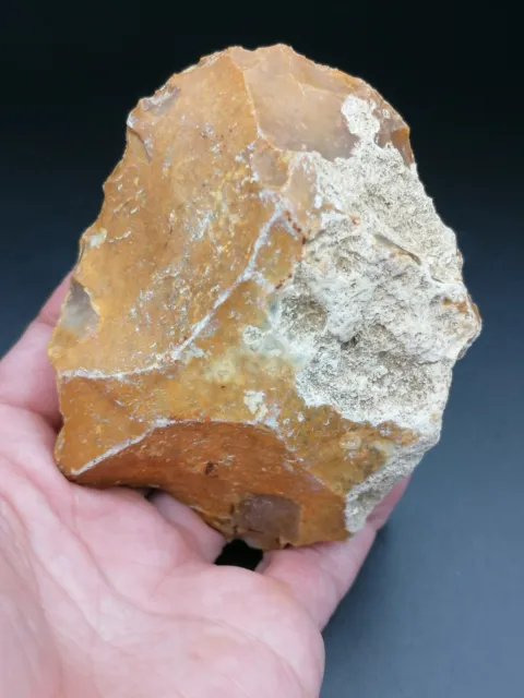 Acheulean Lower Paleothic artifact France Large side-scraper Heidelbergensis