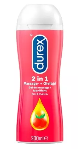 Durex Play 2 in 1 Massage Gleitgel Guarana Sex stimulierend Gleitmittel 200 ml