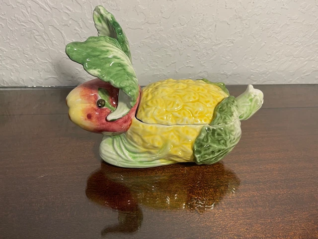 Chelsea House Port Royal Easter Rabbit Bunny Vegetable Tureen Compote Bowl