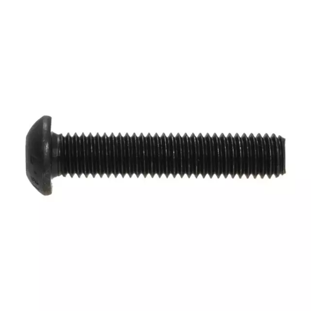 Button Head Socket Screw M4 (4mm) Metric Coarse 12.9 Plain Black ISO 7380