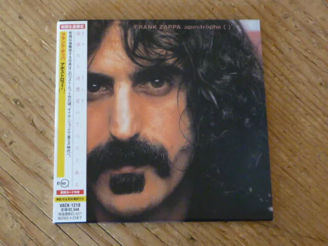 Frank Zappa: "Apostrophe" Japan Mini-LP CD VACK-1218 [captain beefheart QNM