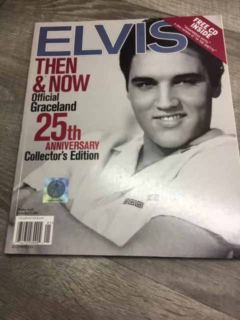 Elvis Presley Then And Now 2002 25Th Anniversary Edition Magazine