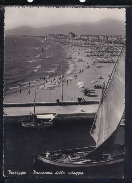 Cartolina Viareggio Panorama della Spiaggia IB123