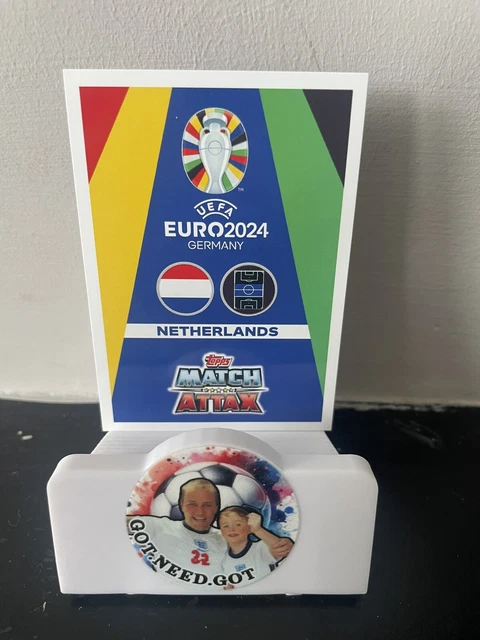 Topps Match Attax EURO 2024 - Carte ENERGY Frankie De Jong (GM6) Ultra Rare