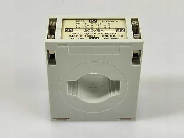 HOLEC HF3B CURRENT TRANSFORMER 200/5A 1-3VA class 0.5 /#8 M1TH 7975