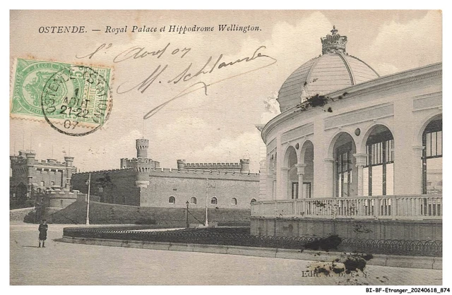 Belgique OSTENDE HIPPODROME WELLINGTON