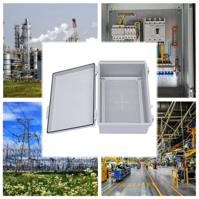 Electrical Junction Box Large ABS Plastic Waterproof Dustproof IP67 Project Case