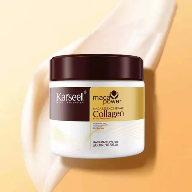 Natural Hair Mask Karseell Collagen Argan Oil Coconut Care Treatment Conditioner