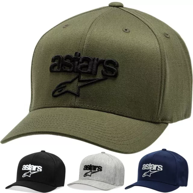 Alpinestars Heritage Blaze Mens Caps Motorcycle Street Riding Flexfit - Hats