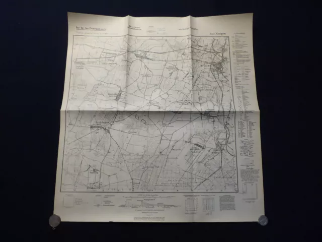 Landkarte Meßtischblatt 4773 Kempen, Reichsgau Wartheland, Posen, 1940