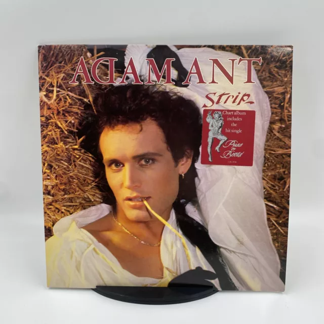 Adam Ant Strip Vinyl LP Album Record 1983 + Hype Sticker NM/EX