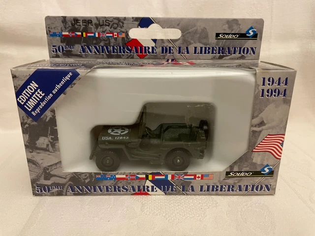SOLIDO, 1X jeep willys militaire armée francaise modéle 1980