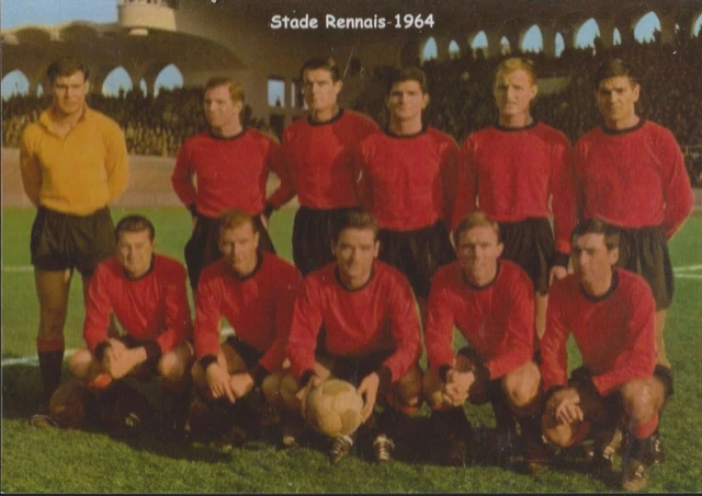 Football poster Serrus Cornu OGC Nice v Dubaele Pellegrini Stade Rennais 1964-65 Football poster Serrus Cornu OGC Nice v Dubaele Pellegrini Stade Rennais 1964-65