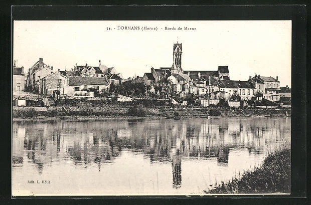CPA Dormans, vue générale