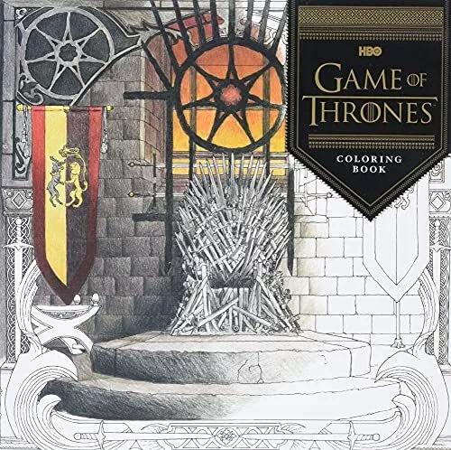 HBO`s Game Of Thrones Coloring Book Book The Cheap Fast Free Post