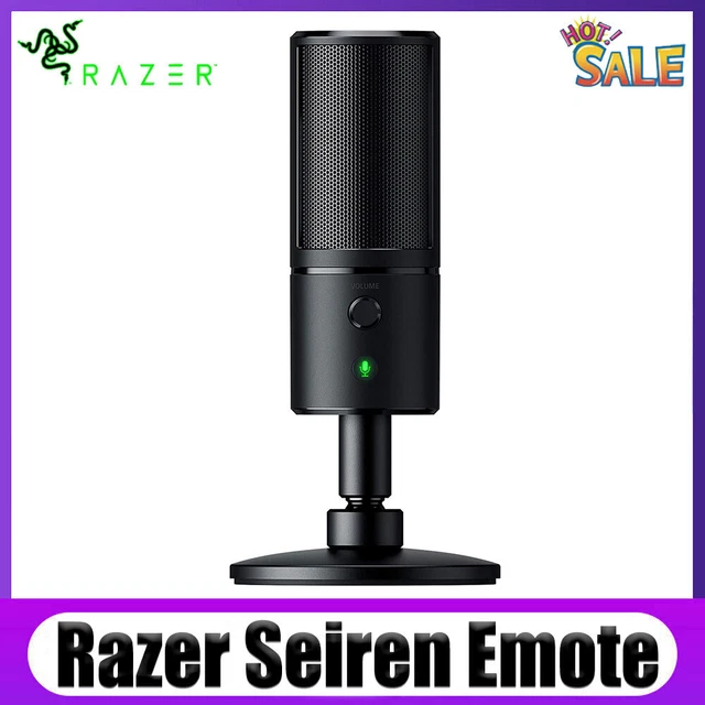 RAZER SEIREN EMOTE Streaming 8-Bit Emoticon LED Display Hypercardioid ...
