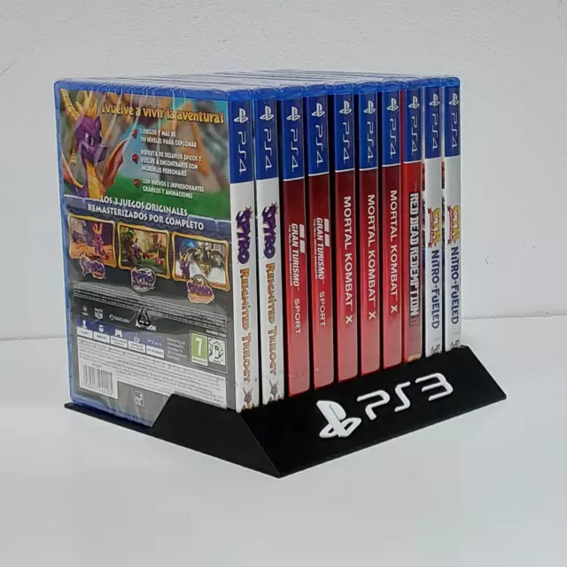 Expositor Stand 10 juegos Sony Playstation 3 PS3 Disponible varios colores