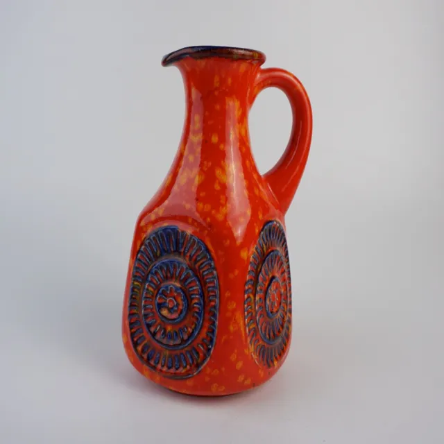 Beautiful glazed 70´s design Bay pottery  jug vase Keramik Krug Vase  81   30