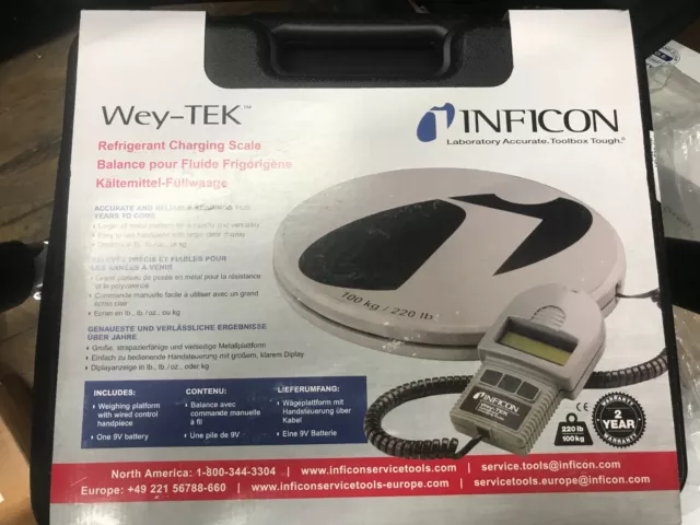 INFICON Wey-TEK, Refrigerant Charging Scale, 713-202-G1