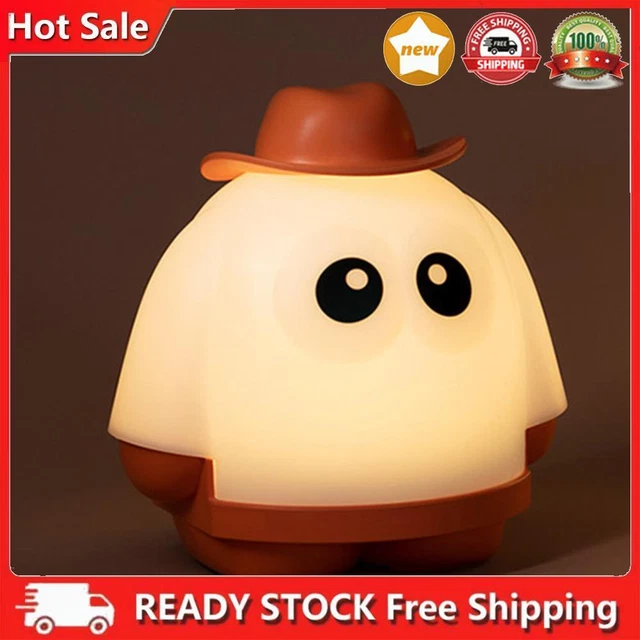 LED DESK LIGHT USB Rechargeable Stepless Dimming Ghost Sleep Light