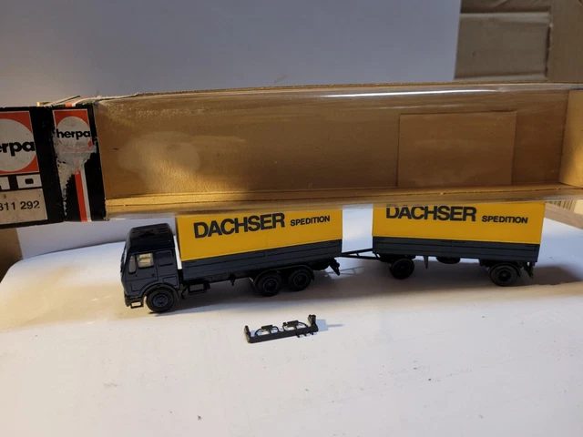 Camion MAN ETGX GX Avec Remorque DACHSER – Herpa 318143 – Échelle HO (1/87) Neuf
