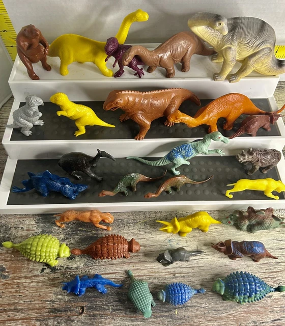 LARGE LOT OF Plastic Marx MCM Ajax & Vintage Dinosaurs Prehistoric ...
