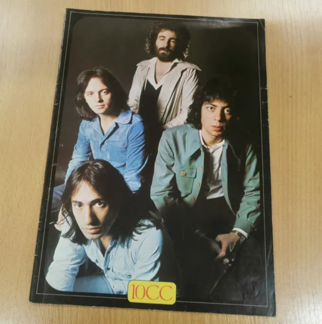 10CC Tour PROGRAMME 1975 Original UK 16 Page A4 Glossy w/ Fancy support EX