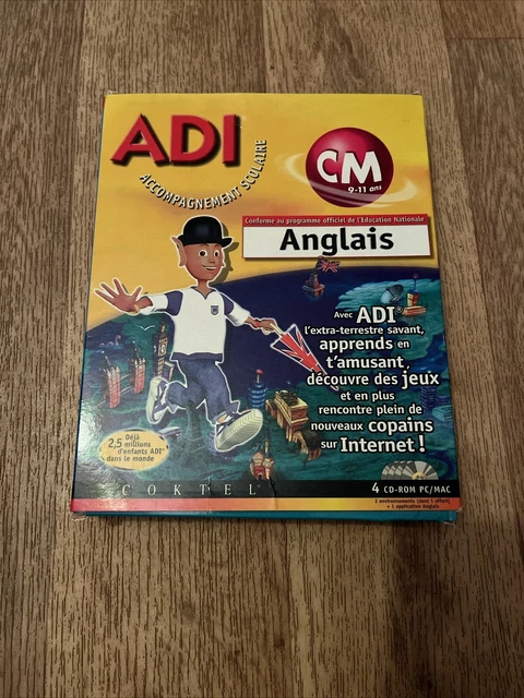Logiciel éducatif ADI - Collège De La 6ème à La 3ème (Sciences) - Version PC Big Box, Bon état