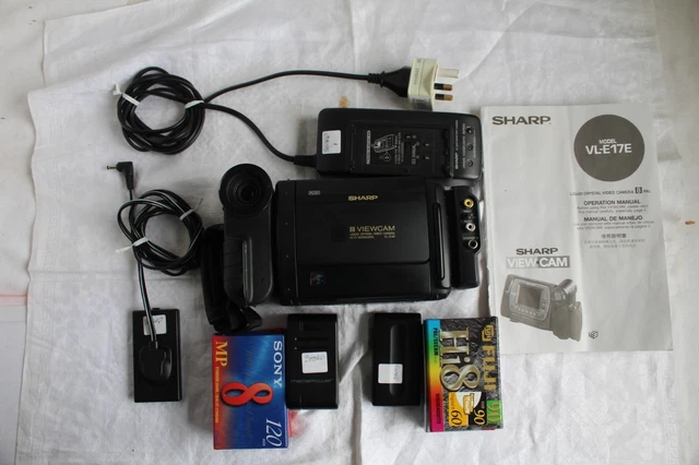 SHARP Video8 VIEWCAM VL-EL450 ④ Sharp Viewcam Black Video 8 Camcorders for sale | eBay