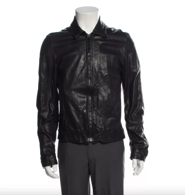 Mens DOLCE & GABBANA Calf Leather Jacket Size Small (Great Condition)