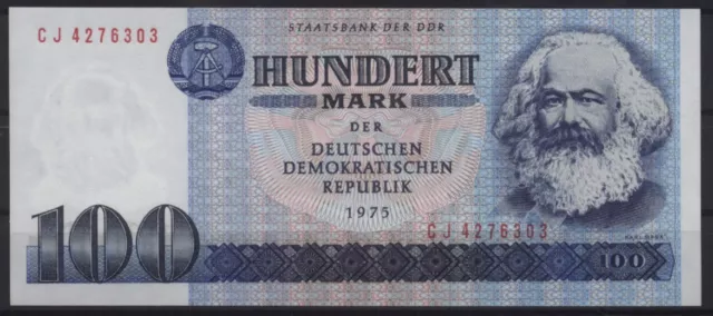 [27466] - STAATSBANK DER DDR, BANKNOTE 100 M DDR 1975 (K. Marx), Grabwoski DDR-2