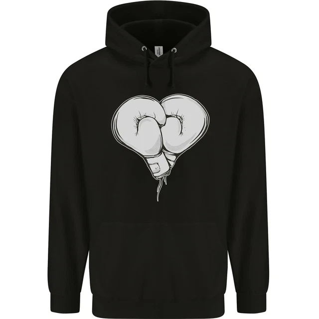 Skull Skeleton Boxing MMA Muay Thai Boxer Mens 80% Cotton Hoodie