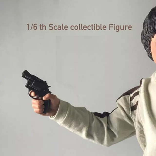 1/6 Scale Mini Revolver Gun Model Weapon Props Fit 12" Action Figure Toys Dolls