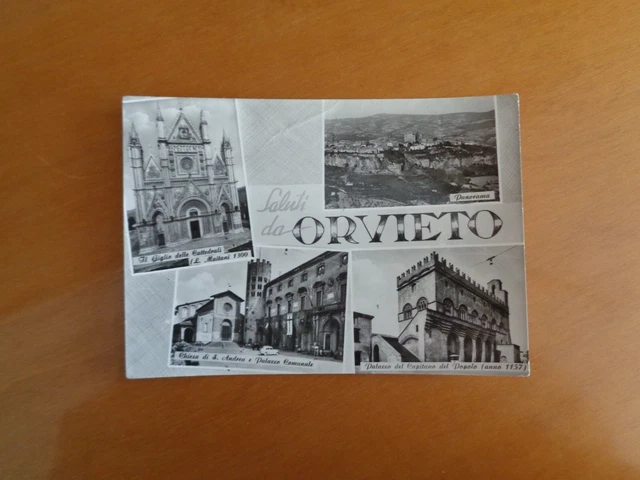 Saluti Da Orvieto - Vedutine - Fg Bn Vg Cremona
