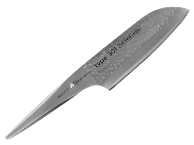 Chroma Type 301 P02 HM Santoku 17,8 cm Hammerschlag