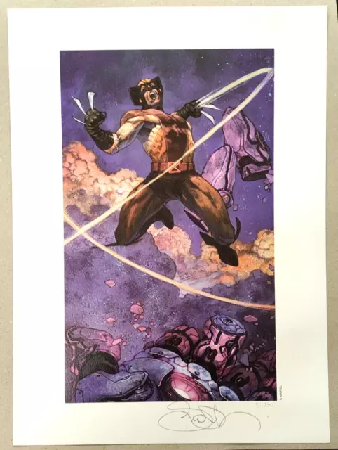 Simone Bianchi Litografía Wolverine Numerada Y Firmada Nuevo