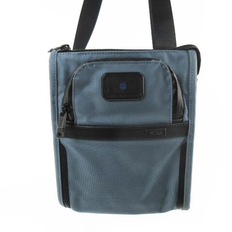 Tumi Shoulder Bag Crossbody Diagonal Cliff Alpha3 Alpha Pocket 139775 Green Blue