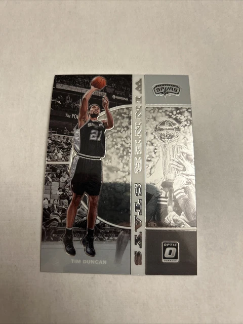 2019-20 Donruss Optic Winner Stays #7 TIM DUNCAN San Antonio Spurs NBA