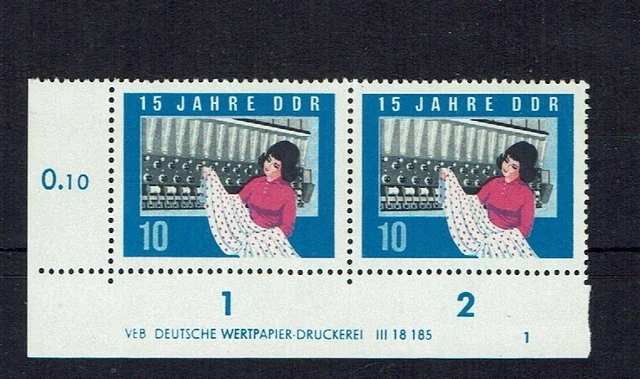 DDR  Druckvermerk DV Mi. 1073 A,  postfrisch