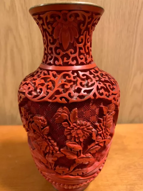 Chinesische Vintage  Lack Vase