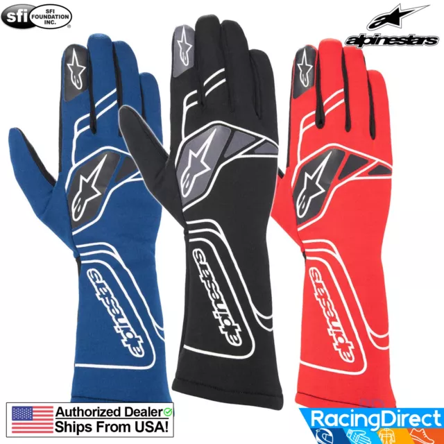 Alpinestars - Tech-1 Start v3 SFI-5 Rated Gloves - Auto Racing Driving Gloves