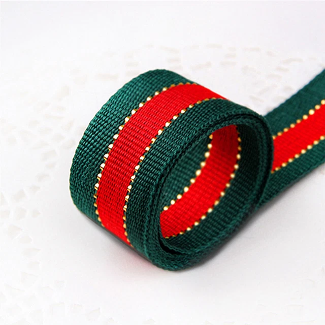 10M Weihnachtsrote und grüne Band-Jute Band-Riemen für Party-Geschenk-Verpackung
