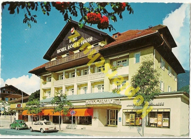 CARTOLINA GARMISCH PARTENKIRCHEN Hotel Roter Hahn Auto D epoca Del 1970 CARTOLINA GARMISCH PARTENKIRCHEN Hotel Roter Hahn Auto D epoca Del 1970