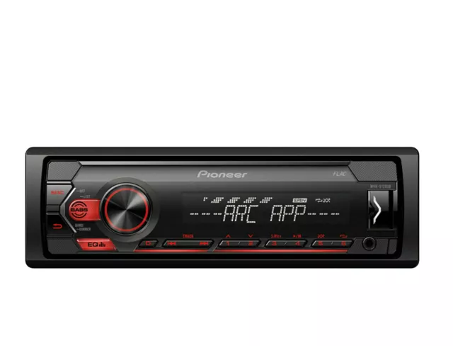 Pioneer MVH-S120UB Autoradio mit RDS Schwarz 4x50Watt USB MP3 AUX-Eingang ...