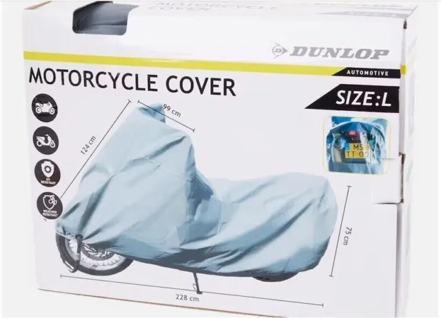 Housse Moto Bâche de Protection Scooter Couverture Taille L Motocycle Cover