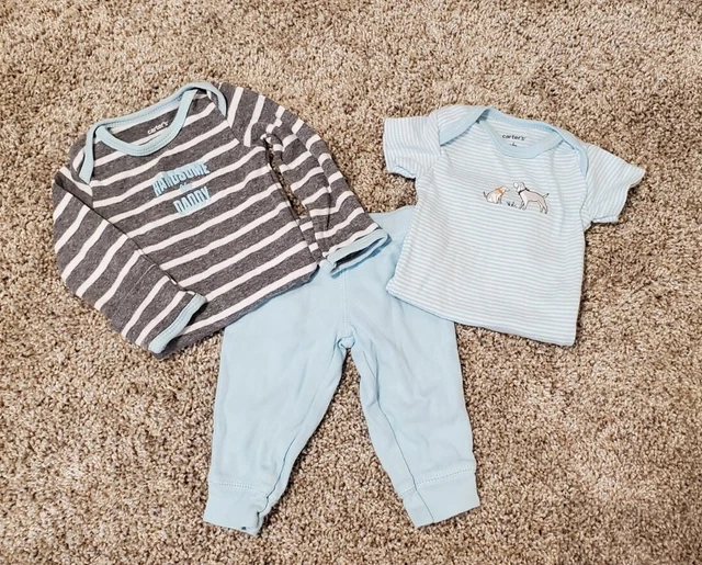 carters baby boy outfit set, NB