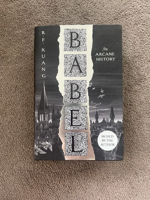 Babel By R.F. Kuang SIGNED - Waterstones Edition with Sprayed Edges