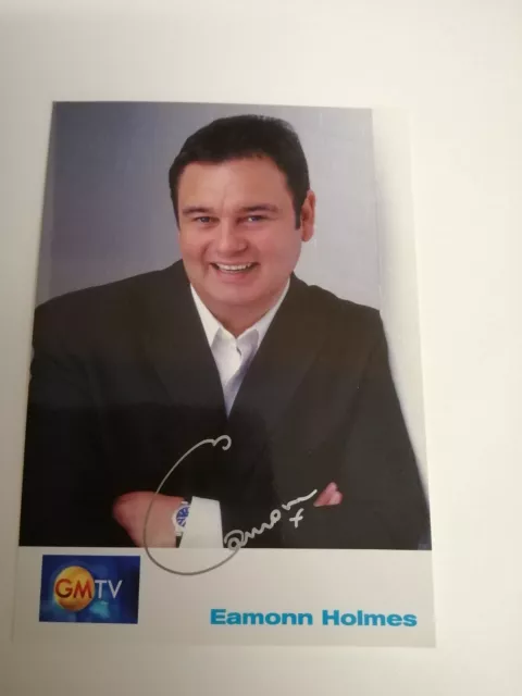 Eamonn Holmes - GMTV Presenter Hand Signed Photo 6x4